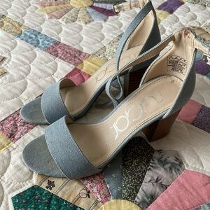 Sugar Women's Blue Heeled Sandals